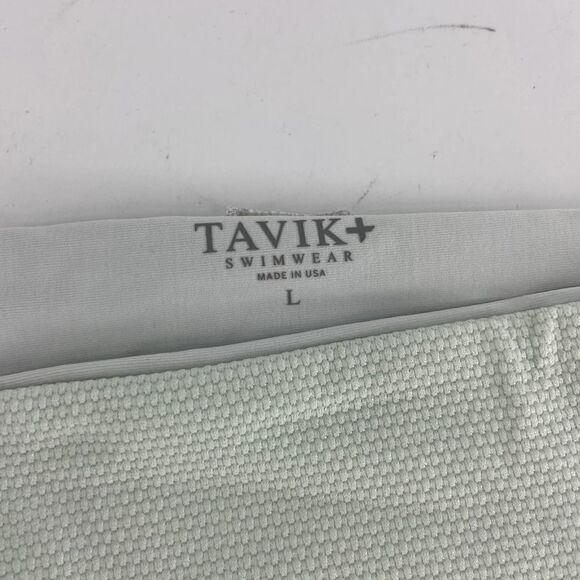 Tavik Ricci Womens Light blue glossy Pique New Moderate Bikini Swim Bottom Large - Picture 2 of 8